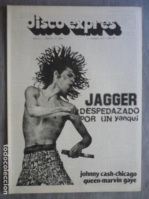 Music magazines: DISCO EXPRES N&ordm; 413 ROLLING STONES JOHNNY CASH QUEEN SUCK ELECTRONIC ENCICLOPEDIC