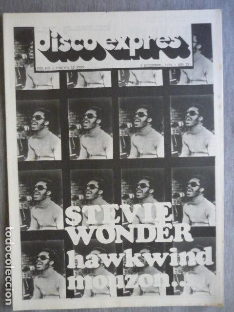 Music magazines: DISCO EXPRES N&ordm; 403 STEVIE WONDER, HAWKWIND, THE BEATLES
