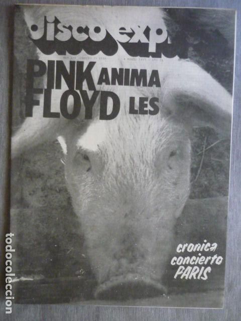 Music magazines: DISCO EXPRES N&ordm; 416 PINK FLOYD SABATES FLEETWOOD MAC JACO PASTORIUS PAN & REGALIZ