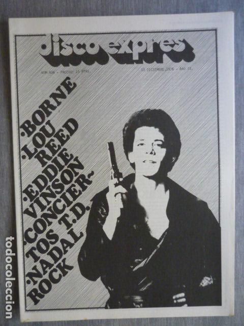 Magazines de musique: DISCO EXPRES N&ordm; 404 LOU REED BORNE THE BEATLES