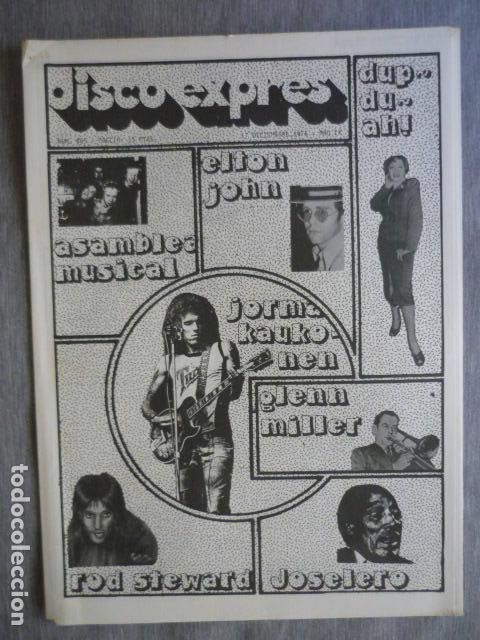 Revistas de m&uacute;sica: DISCO EXPRES N&ordm; 405 ELTON JOHN, GLENN MILLER, ROD STEWART