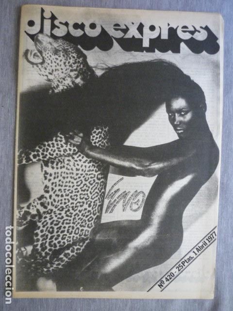 Magazines de musique: DISCO EXPRES N&ordm; 420 ENO strawbs, triana, the supremes, pink floyd