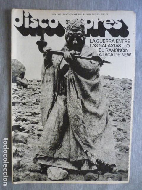 Music magazines: DISCO EXPRES N&ordm; 452 STAR WARS LA GUERRA ENTRE LAS GALAXIAS RAMONC&Iacute;N