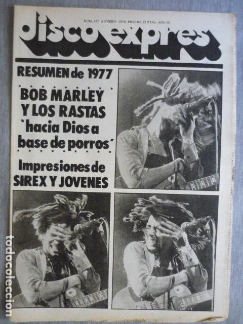 Magazines de musique: DISCO EXPRES N&ordm; 459 BOB MARLEY LOS SIREX ICEBERG