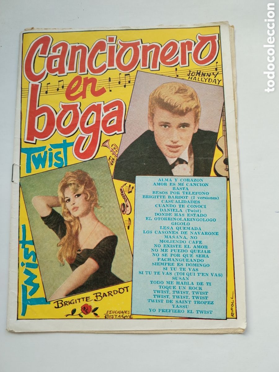 Revistas de m&uacute;sica: CANCIONERO EN BOGA TWIST TWIST