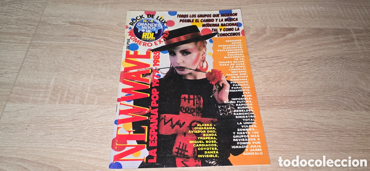 Revistas de m&uacute;sica: REVISTA ROCK DE LUX N&deg; 4 NUMERO EXTRA . ALASKA EN PORTADA