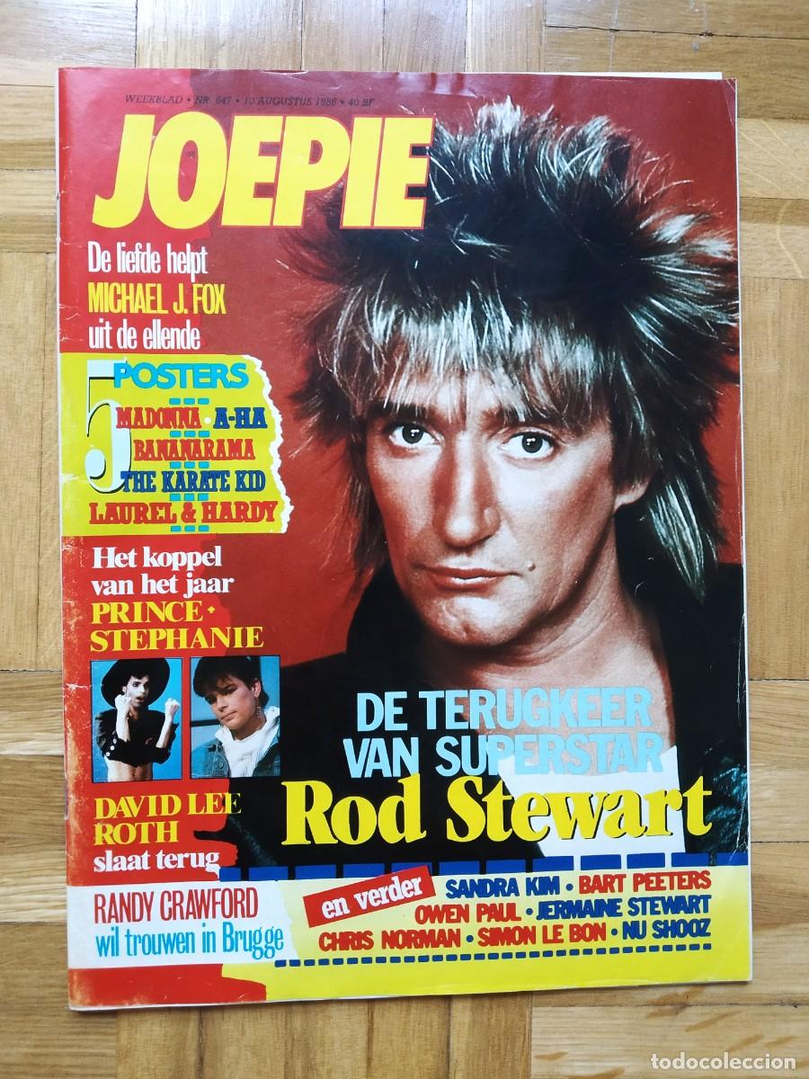 Music magazines: REVISTA JOEPIE 647 MADONNA ROD STEWART MICHAEL J FOX VAN HALEN JERMAINE STEWART OWEN PAUL PRINCE ++