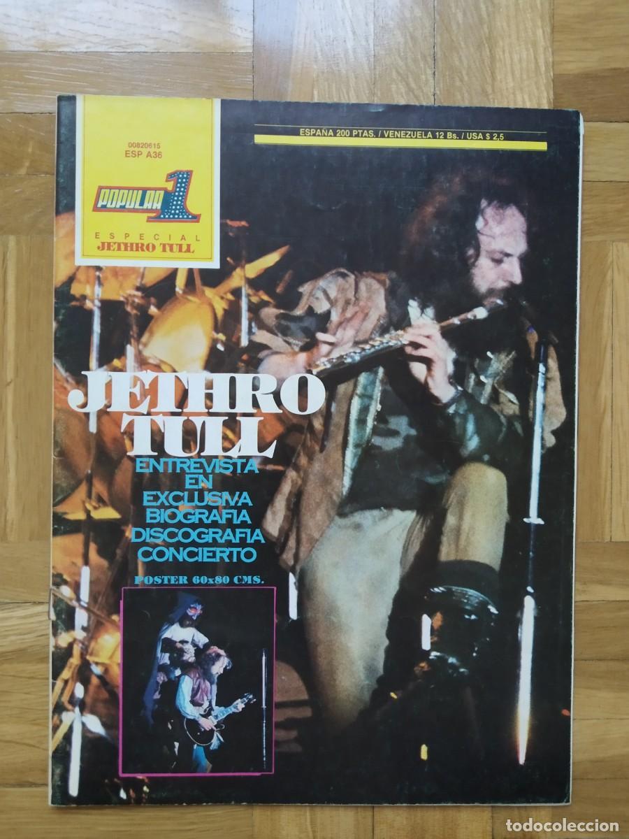 Revistas de m&uacute;sica: REVISTA POPULAR 1 ESPECIAL A 36 JETHRO TULL IAN ANDERSON MARTIN BARRE DAVE PEGG VER FOTOS