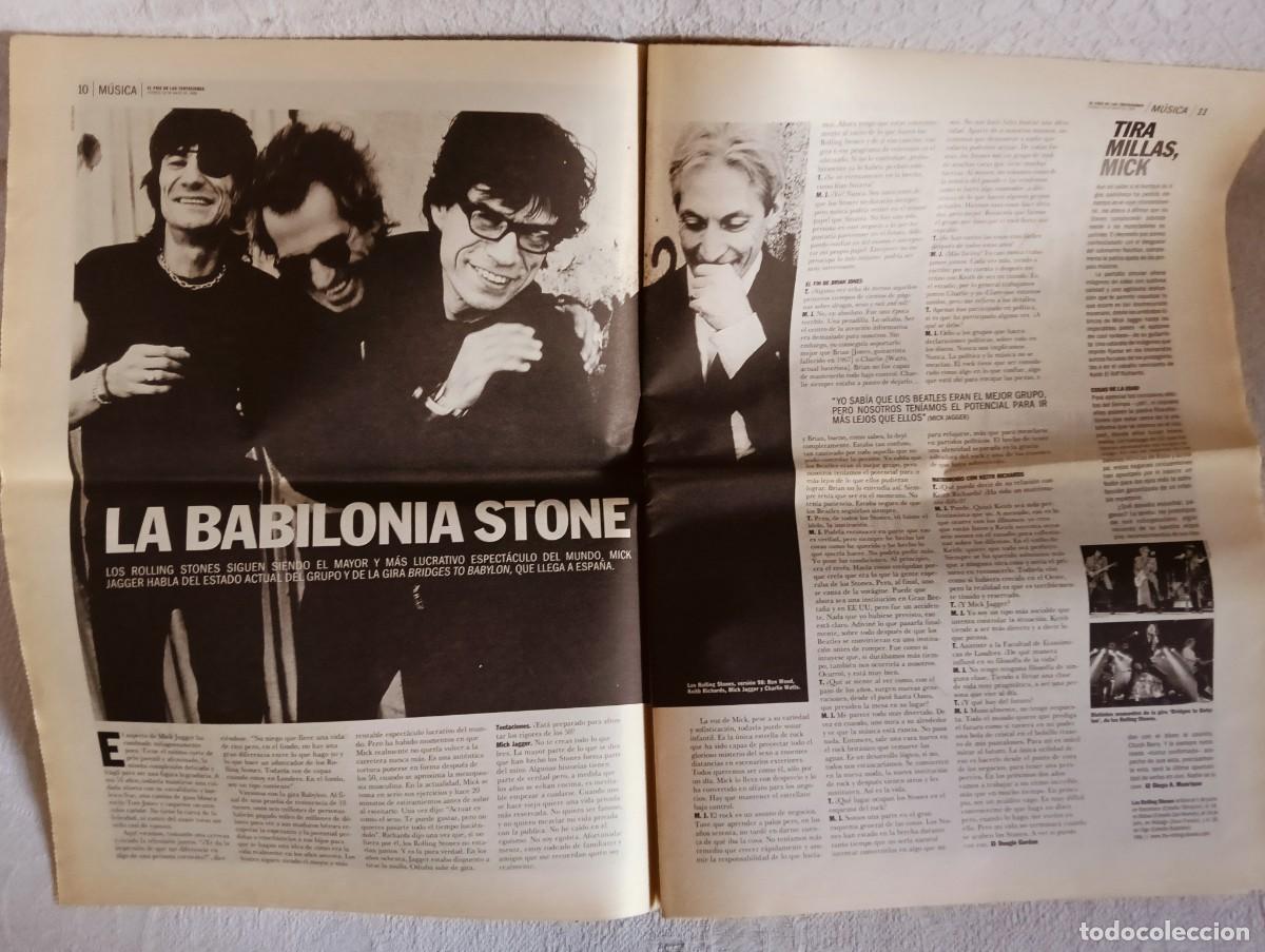 Revistas de m&uacute;sica: ROLLING STONE Y OTROS Entrevista el Pais de las Tentaciones Mayo de 1998