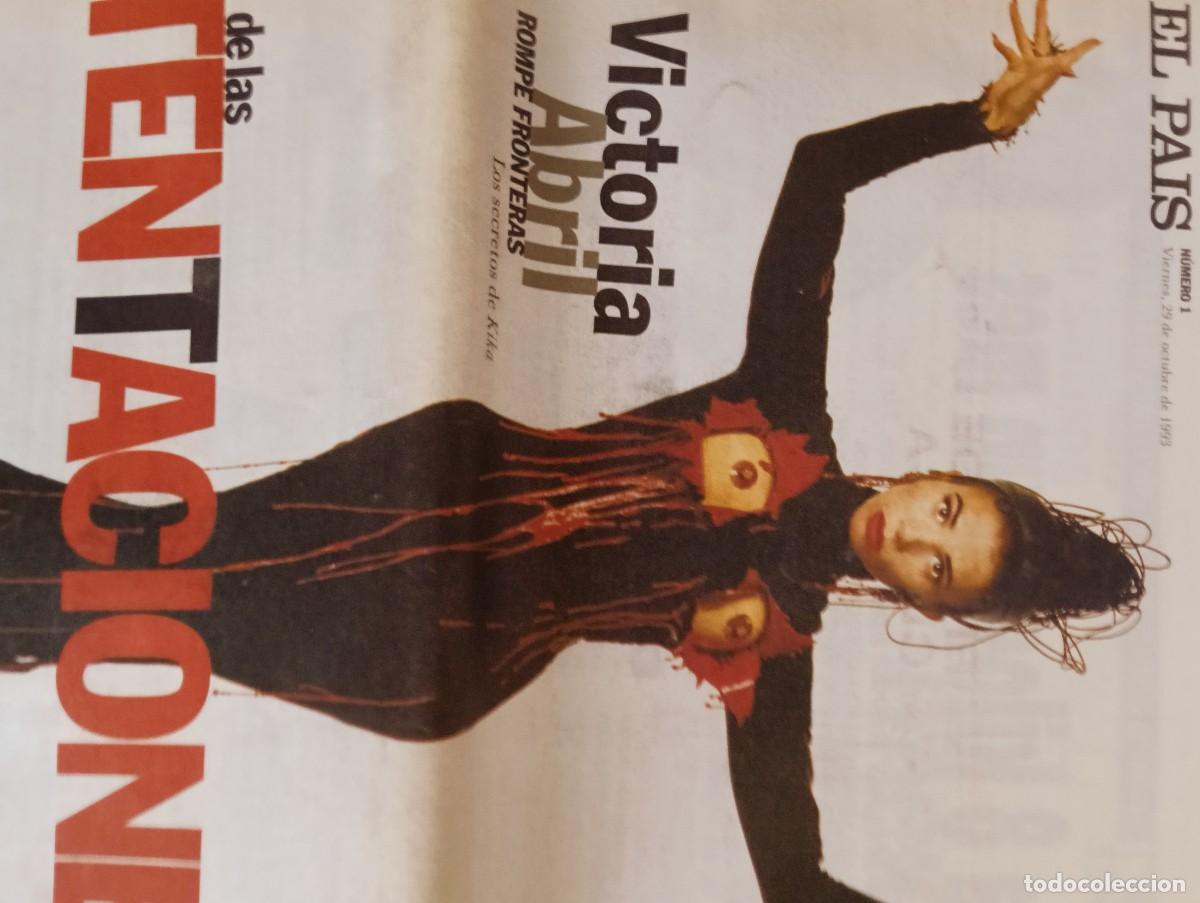 Revistas de m&uacute;sica: VICTORIA ABRIL IGGY POP Y AEROSMITH Y OTROS Monogr&aacute;fico El Pais de las Tentaciones 29-10-93