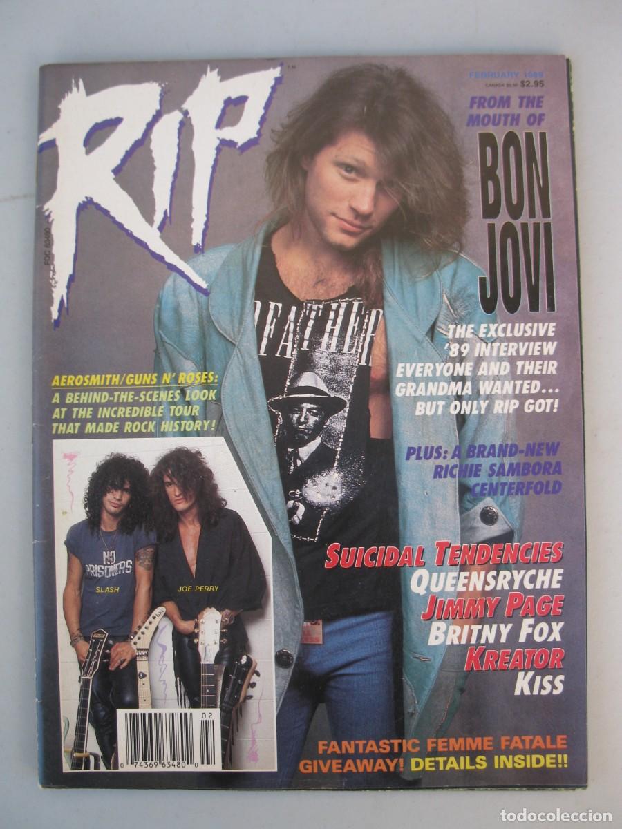 Revistas de m&uacute;sica: RIP - N&ordm; 3 - EN INGL&Eacute;S - FEBRERO DE 1989.