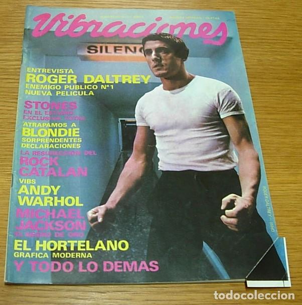 Revistas de m&uacute;sica: VIBRACIONES N&ordm; 71 ROGER DALTREY ANDY WARHOL BLONDIE MICHAEL JACKSON STONES MORIS 1980 Completa