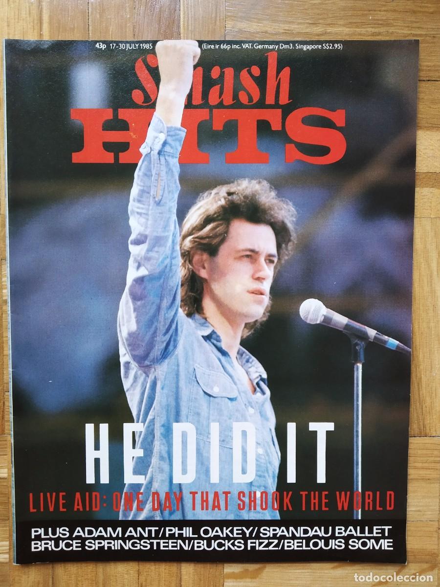 Revistas de m&uacute;sica: REVISTA SMASH HITS N&ordm; 14 GEORGE MICHAEL ELTON JOHN AND WHAM THE HUMAN LEAGUE SPANDAU BALLET BRUCE +