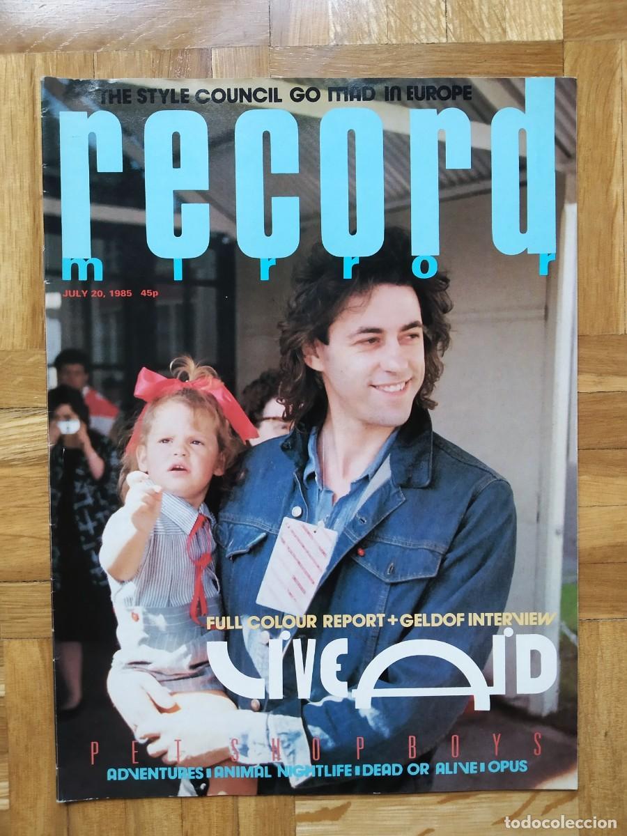 Revistas de m&uacute;sica: REVISTA RECORD MIRROR 1985 GEORGE MICHAEL MADONNA PET SHOP BOYS LIVE IS LIFE PRETENDERS DURAN DURAN