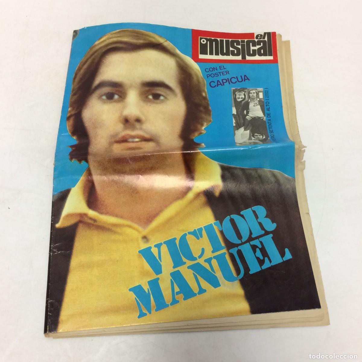 Revistas de m&uacute;sica: Revista: El Musical Revista con p&oacute;ster de Nino Bravo y Victor Manuel - Diciembre de 1970