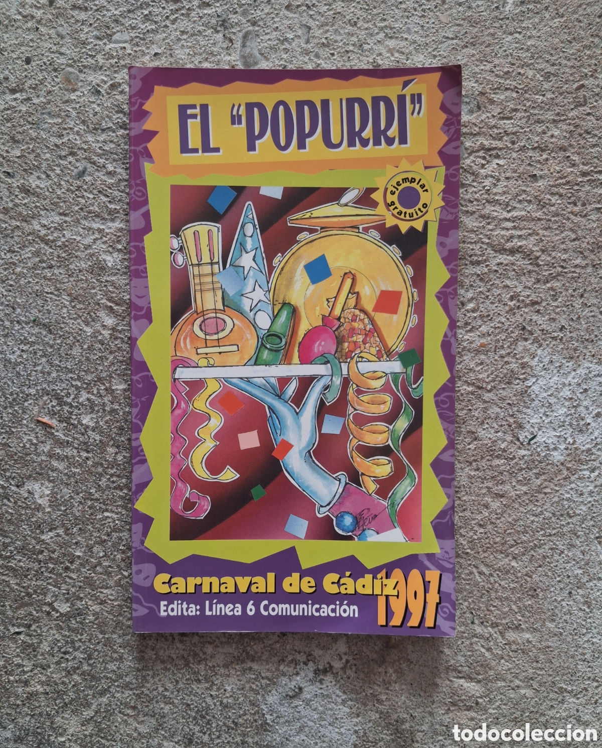 Riviste di musica: REVISTA EL POPURRI 1997 CARNAVAL CADIZ