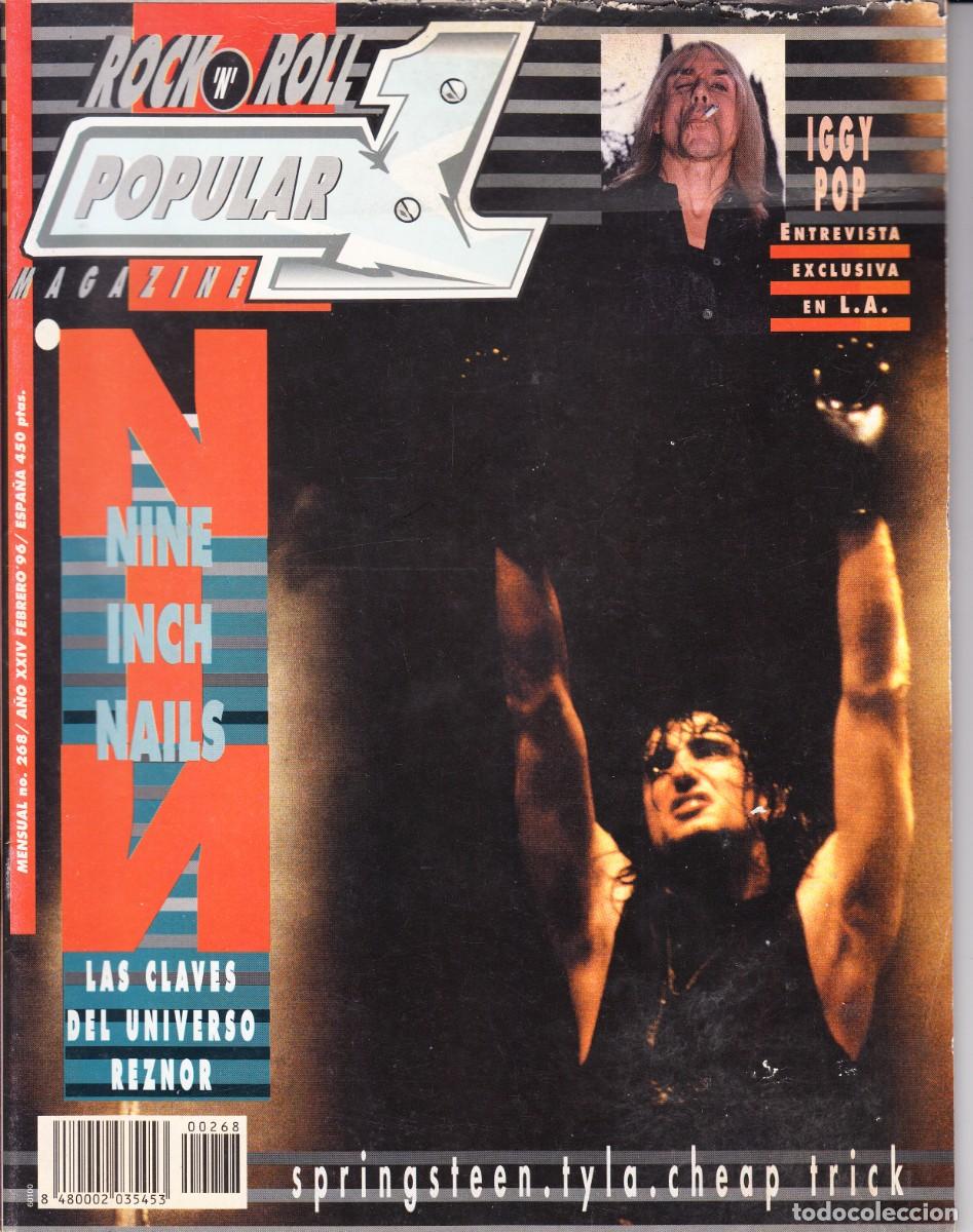 Revistas de m&uacute;sica: POPULAR 1. N&ordm; 268. IGGY POP, NINE INCH NAILS, BRUCE SPRINGSTEEN, CHEAP TRICK