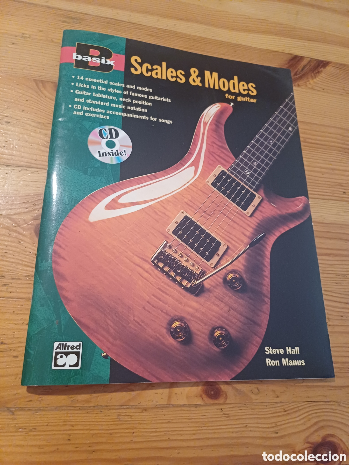 Revistas de m&uacute;sica: Scales & Modes for guitar Basix Steve Hall Ron Manus Incluye CD curso guitarra