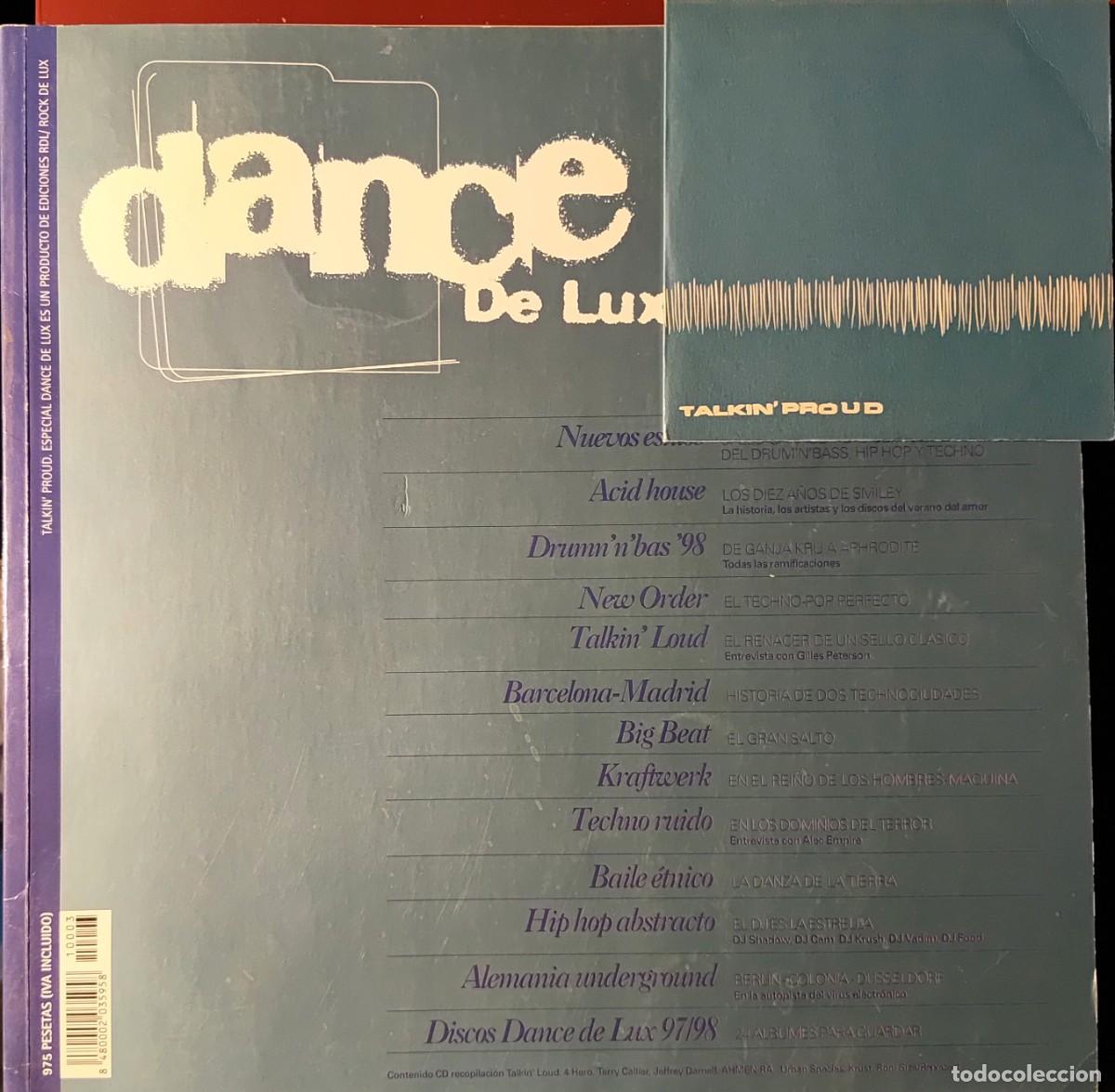 Revistas de m&uacute;sica: Dance de Lux (Rock de Lux) a&ntilde;os 1998, 1999 y 2000