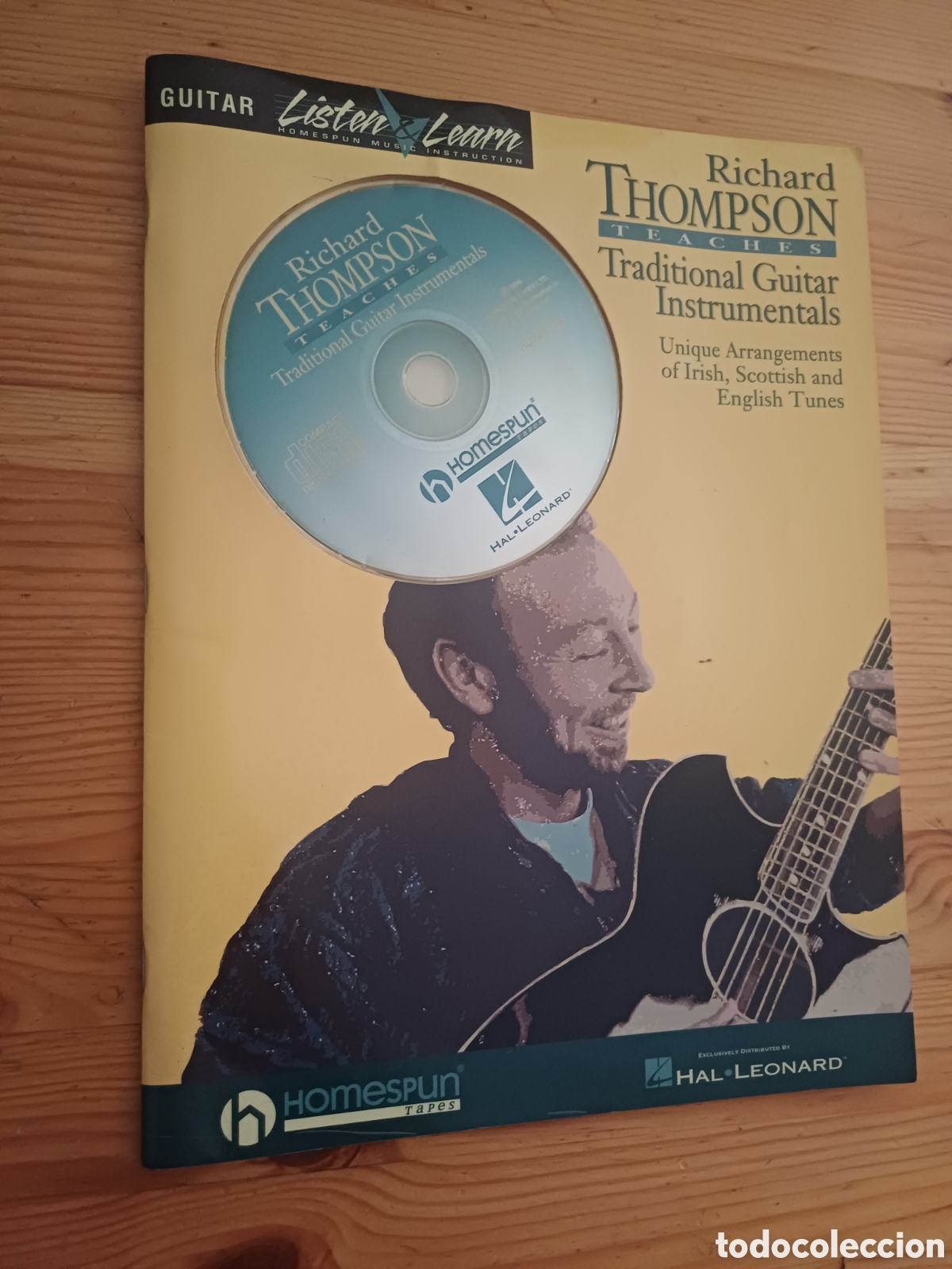 Revistas de m&uacute;sica: Richard Thompson Teaches Traditional Guitar Instrumentals Incluye CD Unique Arrangements of Irish