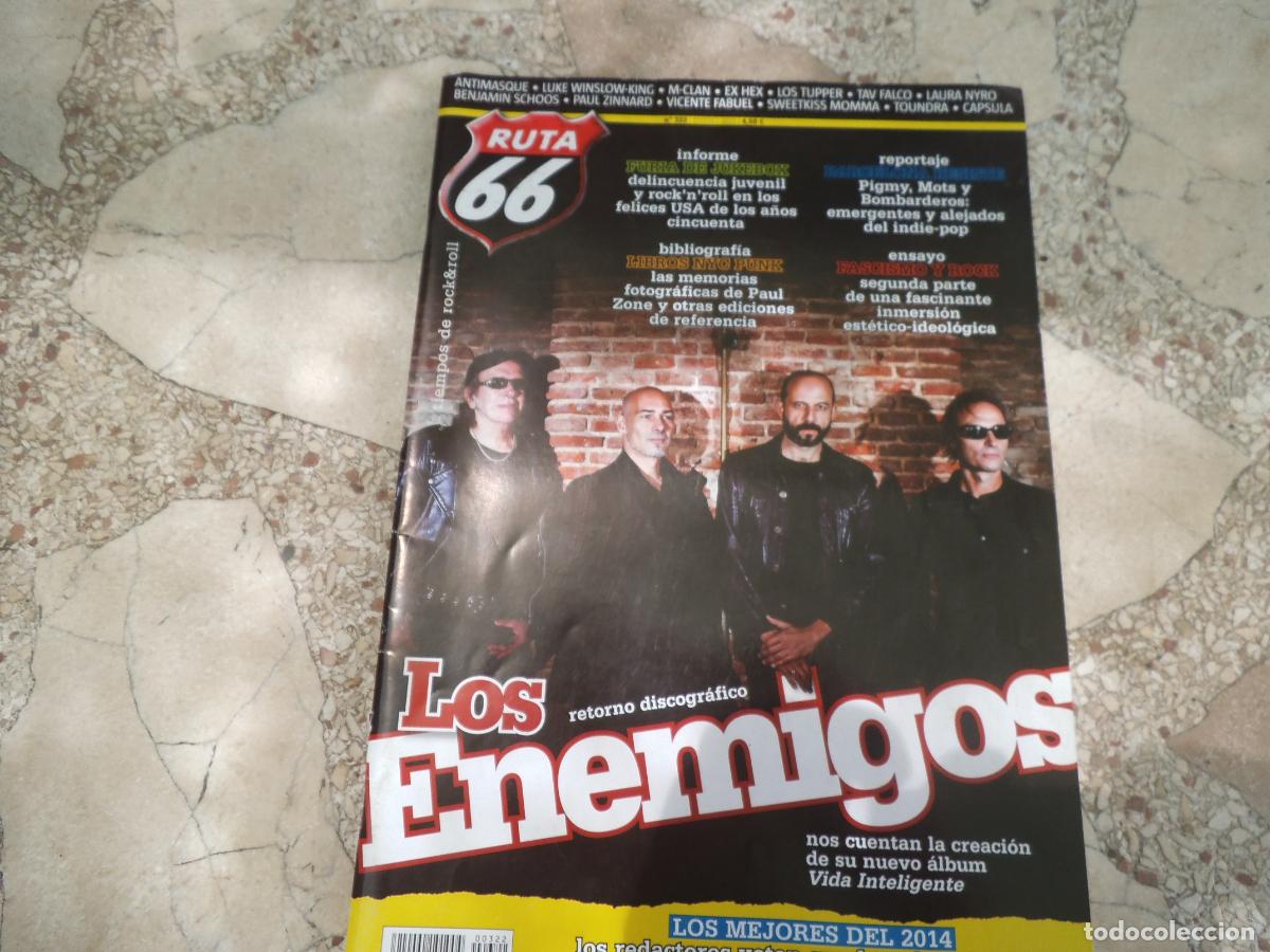 Revistas de m&uacute;sica: ruta 66 n&ordm; 322, los enemigos fascismo y rock, libros nyc punk, kingtuff, los mejores 2014