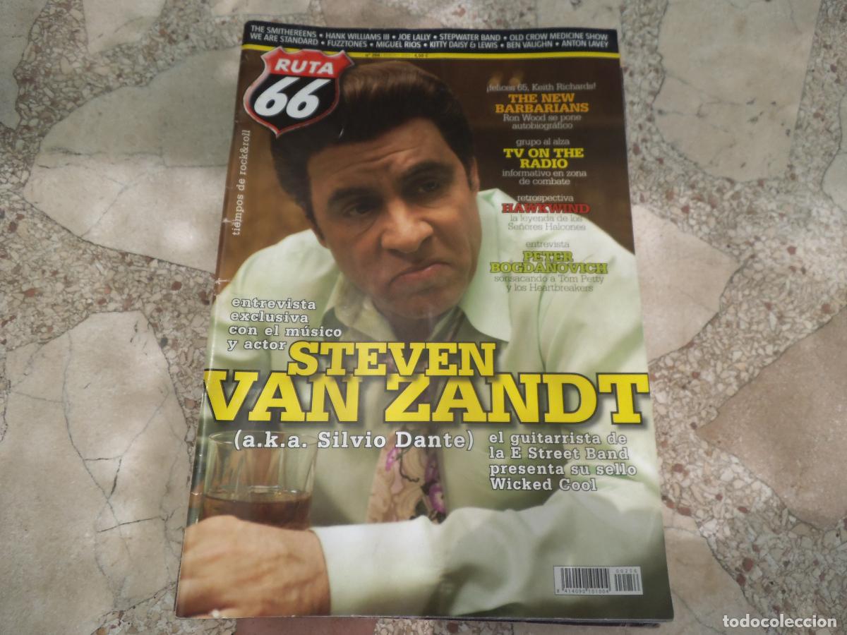 Revistas de m&uacute;sica: ruta 66 n&ordm; 256, steven van zandt, keith richards, tv on the radio, hawkwind, miguel rios