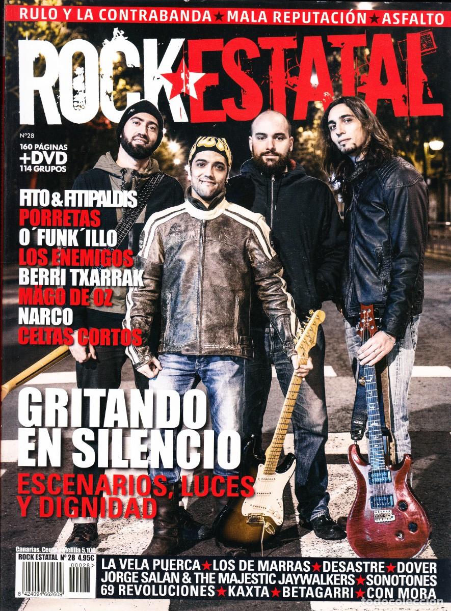 Revistas de m&uacute;sica: ROCK ESTATAL. N&ordm; 28. FITO & FITIPALDIS, PORRETAS, LOS ENEMIGOS, BERRI TXARRAK, MAGO DE OZ