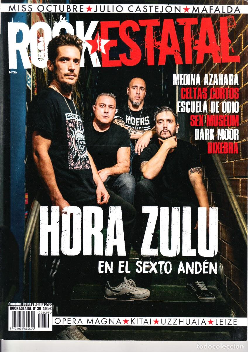 Revistas de m&uacute;sica: ROCK ESTATAL. N&ordm; 36. MEDINA AZAHARA, CELTAS CORTOS, ESCUELA DE ODIO, SEX MUSEUM, DARK MOOR