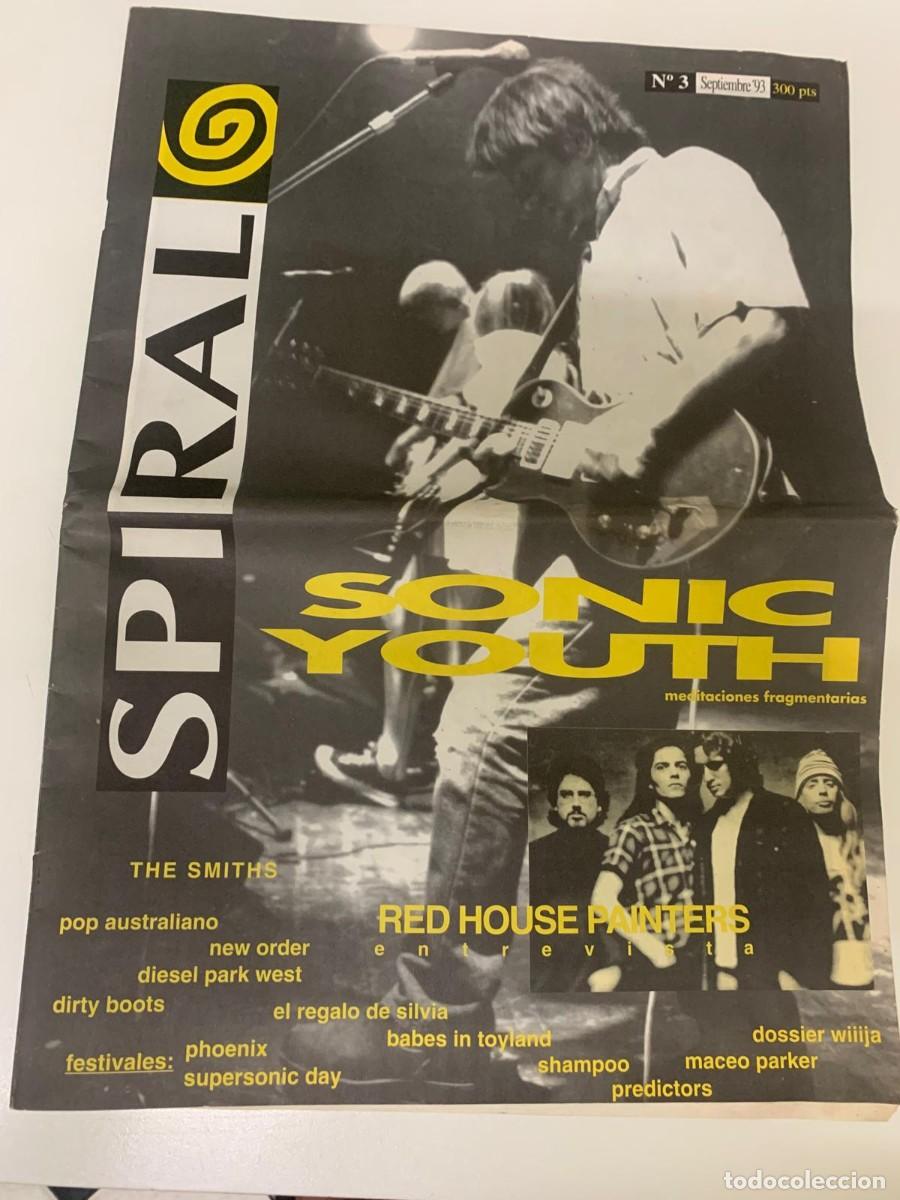 Revistas de m&uacute;sica: SPIRAL N&ordm; 3. SONIC YOUTH, SMITHS, POP AUSTRALIANO. EL REGALO DE SILVIA