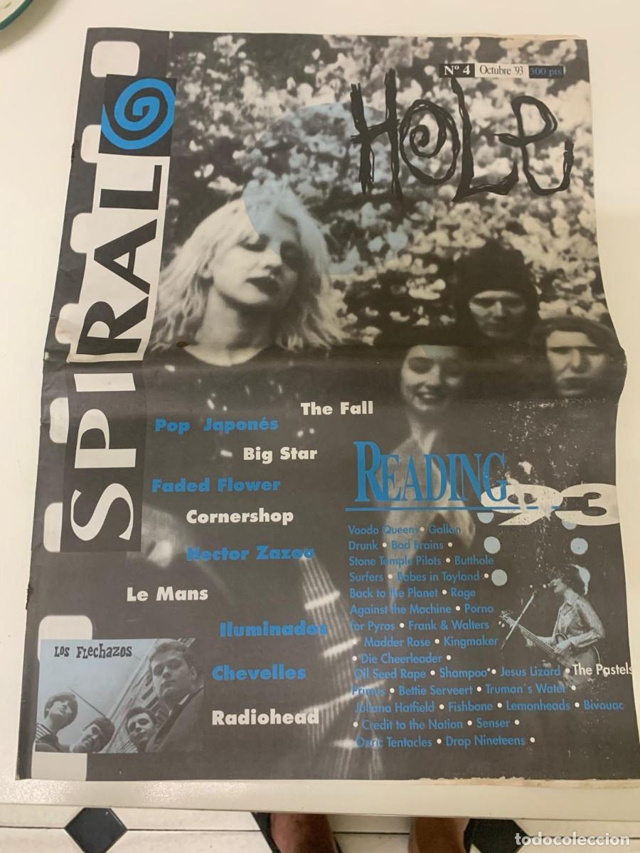 Revistas de m&uacute;sica: SPIRAL. N&ordm; 4. HOLE, READING, BIG STAR, RADIOHEAD, THE CHEVELLES, LE MANS, ILUMINADOS