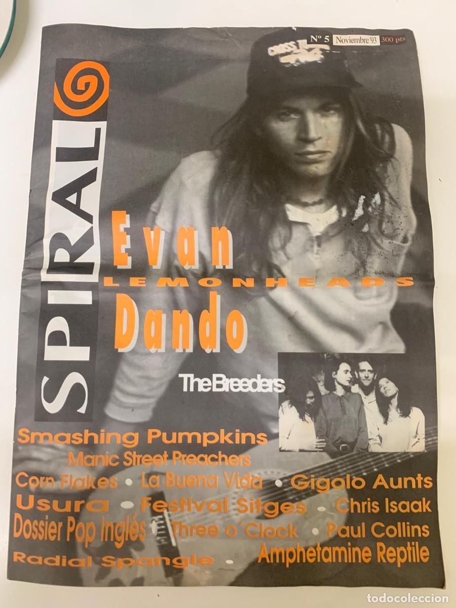 Revistas de m&uacute;sica: SPIRAL. N&ordm; 5. LEMONHEADS, CORN FLAKES, LA BUENA VIDA, USURA, FESTIVAL DE SITGES