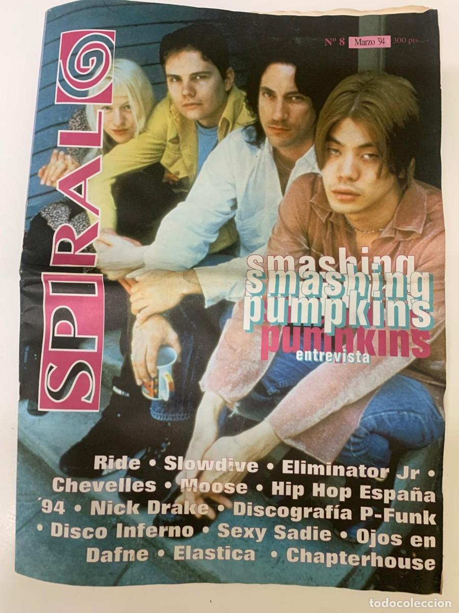 Revistas de m&uacute;sica: SPIRAL N&ordm; 8. SMASHING PUMPKINS, HIP HOP ESPA&Ntilde;A 94, SEXY SADIE, OJOS EN DAFNE, ELASTICA