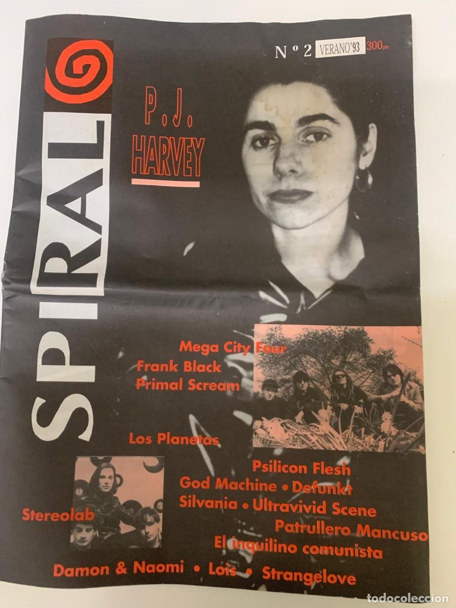 Revistas de m&uacute;sica: SPIRAL N&ordm; 2. P.J. HARVEY, MEGA CITY FOUR, LOS PLANETAS, PSILICON FLESH, STEREOLAB