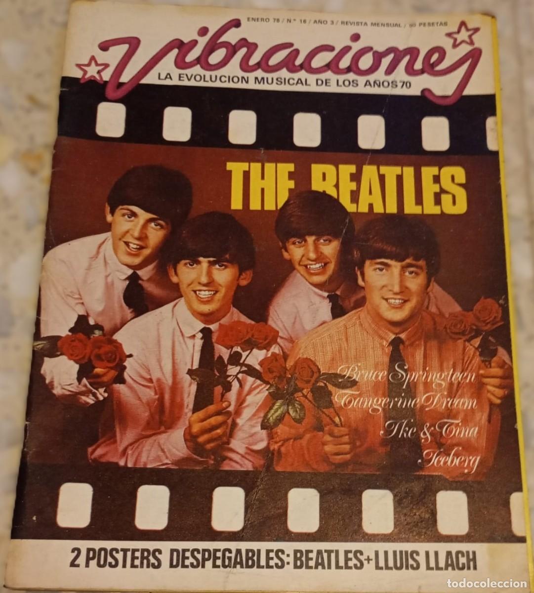 Revistas de m&uacute;sica: THE BEATLES - REVISTA VIBRACIONES ENERO 76 / N.16, A&Ntilde;O 3