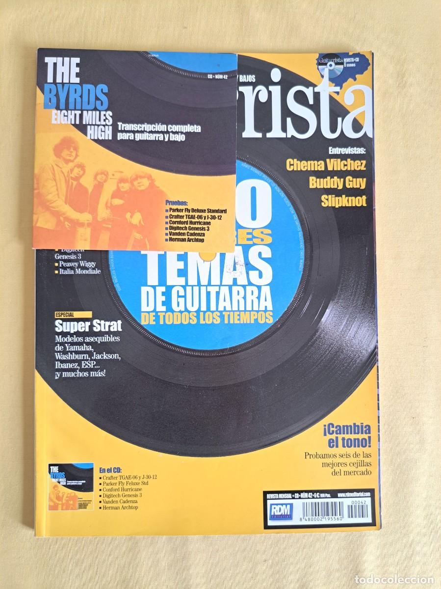 Revistas de m&uacute;sica: REVISTA GUITARRISTA N&ordm; 42: LOS 100 MEJORES TEMAS DE GUITARRA DE TODOS LOS TIEMPOS - FEBRERO 1998