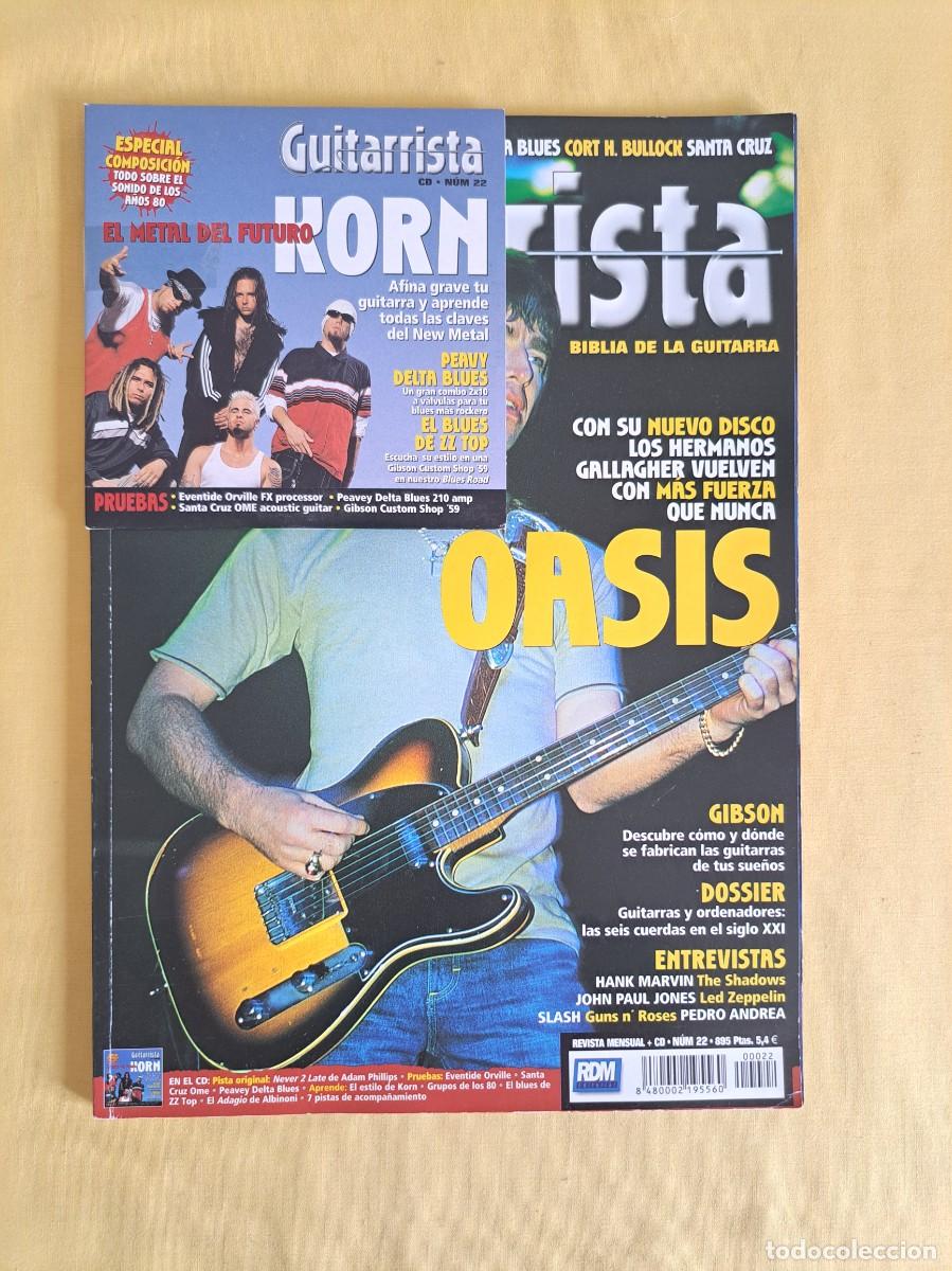 Revistas de m&uacute;sica: REVISTA GUITARRISTA N&ordm; 22: OASIS - JUNIO 1998
