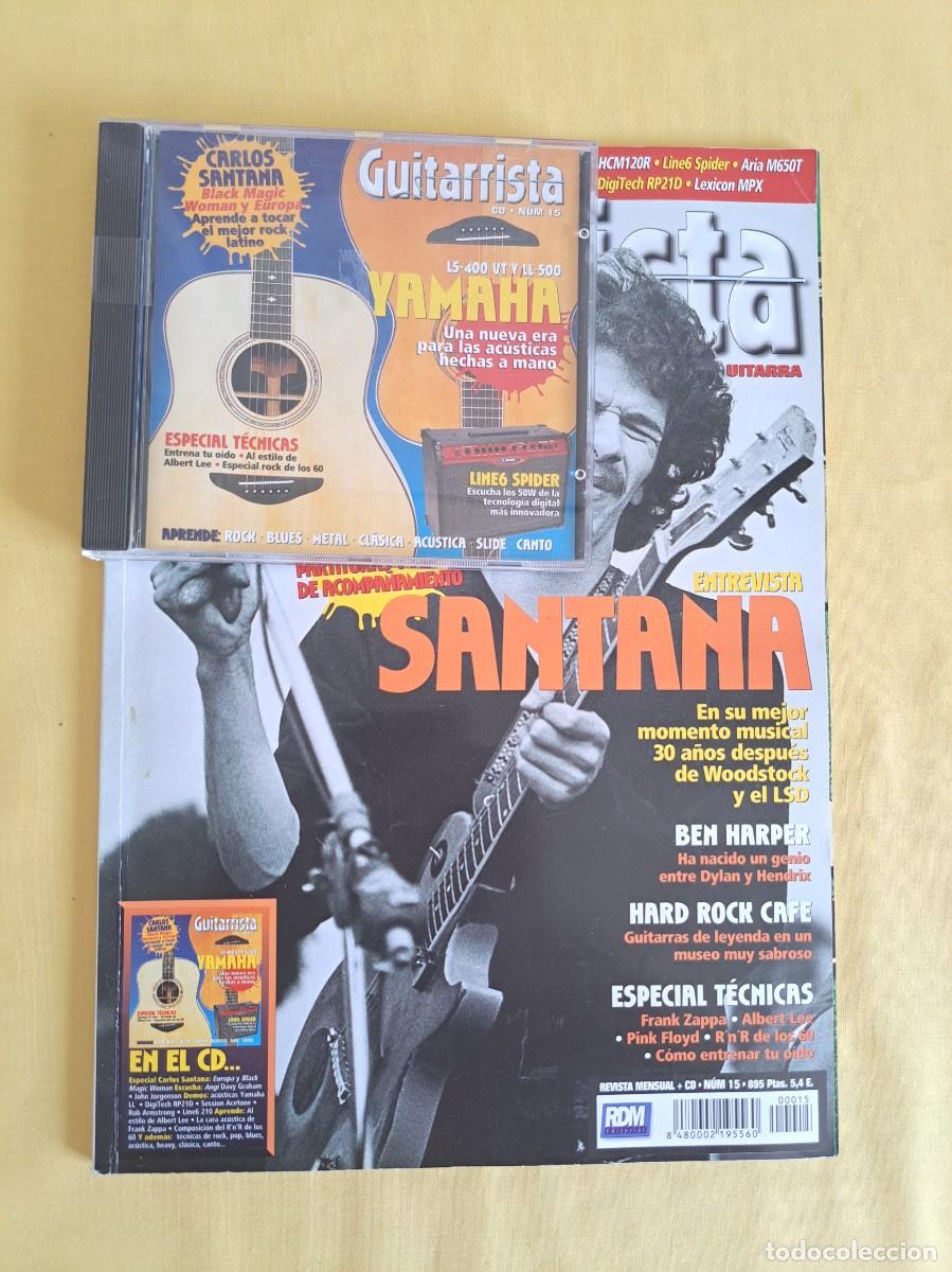 Revistas de m&uacute;sica: REVISTA GUITARRISTA N&ordm; 15: SANTANA - NOVIEMBRE 1999