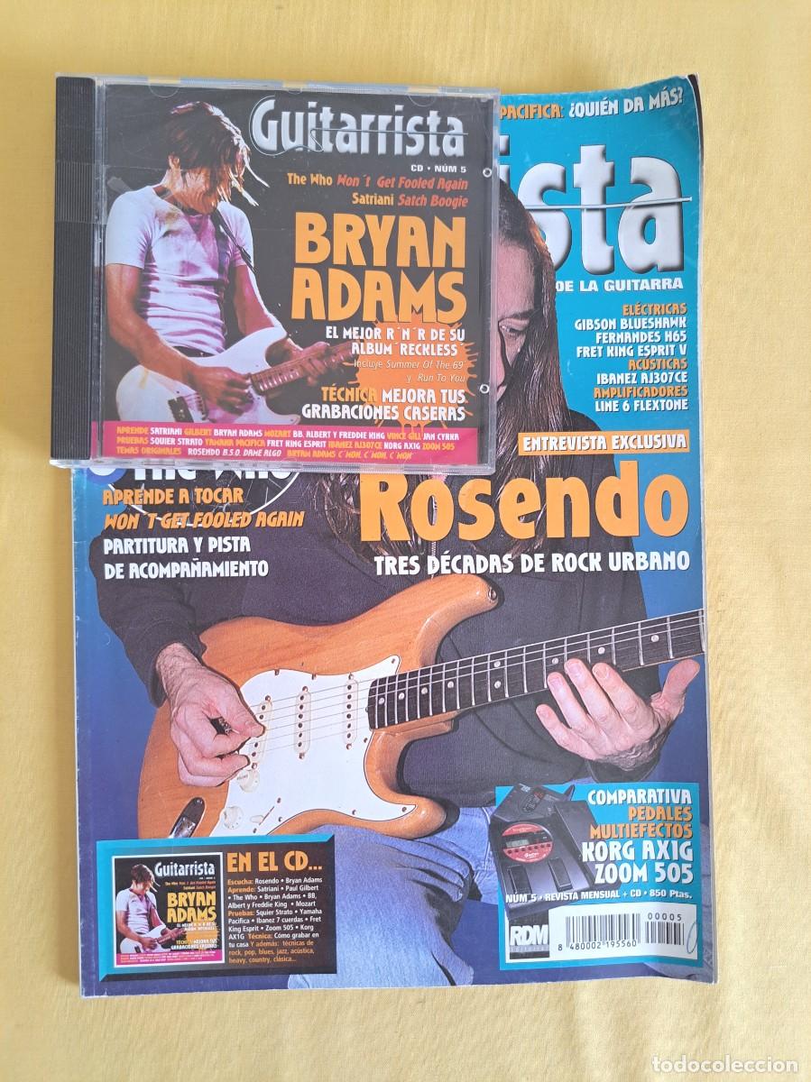 Revistas de m&uacute;sica: REVISTA GUITARRISTA N&ordm; 5: ROSENDO, TRES DECADAS DE ROCK URBANO - ENERO 1999
