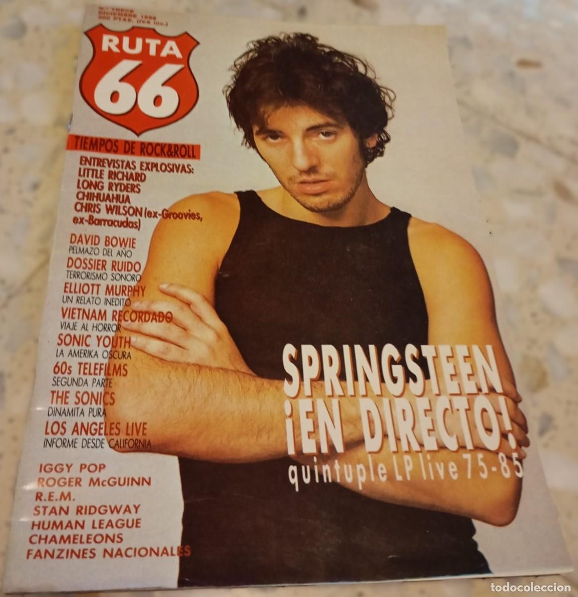 Revistas de m&uacute;sica: RUTA 66 NUM.13 : BRUCE SPRINGSTEEN, LITTLE RICHARD, DAVID BOWIE, SONIC YOUTH