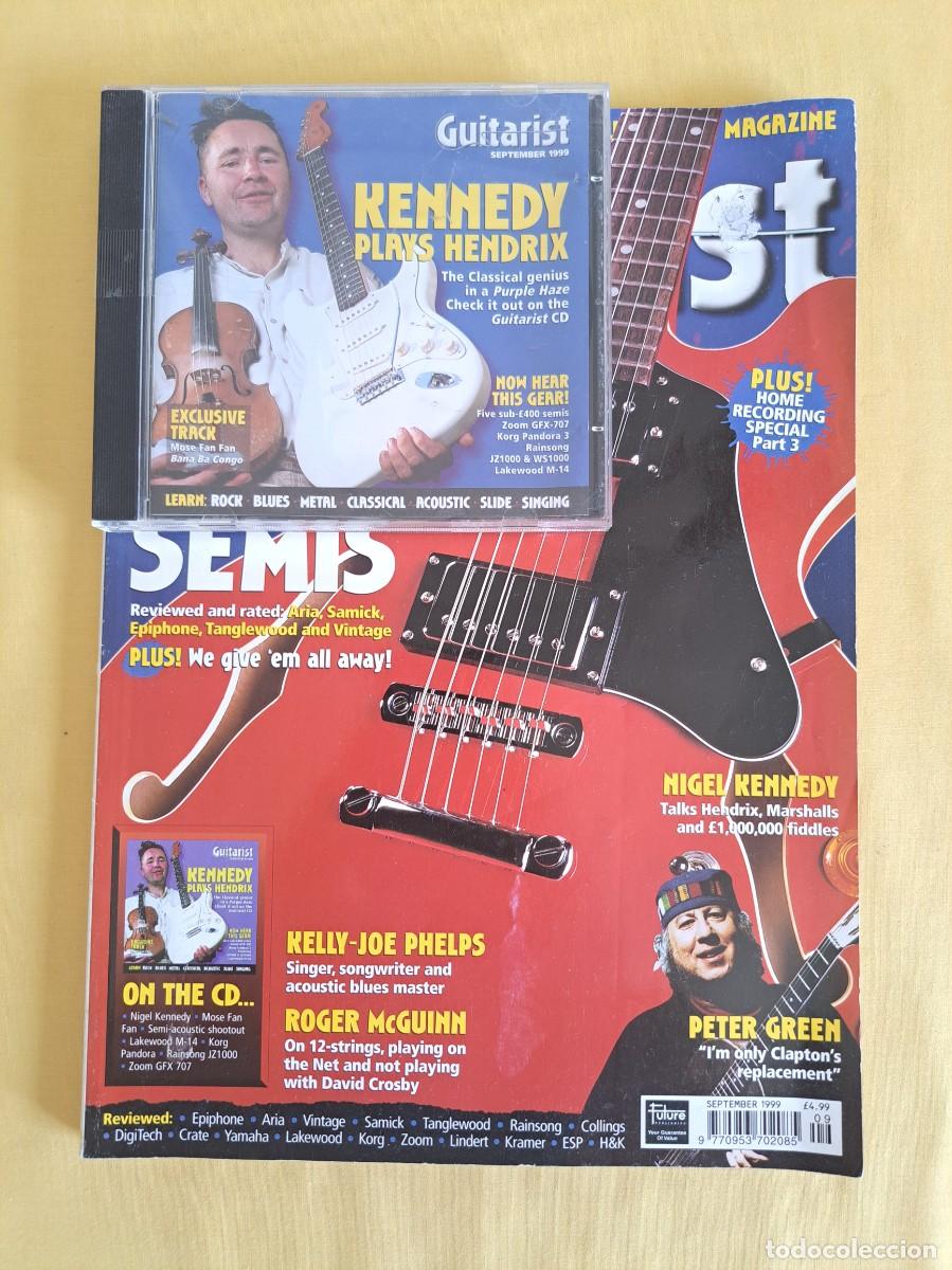 Revistas de m&uacute;sica: REVISTA GUITARIST - FIVE BARGAIN SEMIS - SEPTEMBER 1999 - IDIOMA INGLES