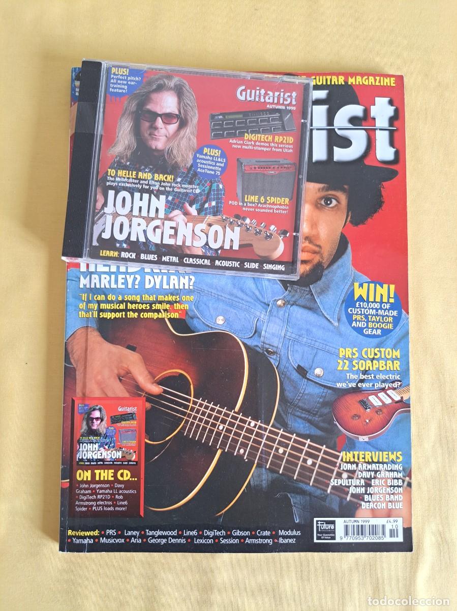 Revistas de m&uacute;sica: REVISTA GUITARIST - THE NEW HENDRIX? MARLEY? DYLAN? - AUTUMN 1999 - IDIOMA INGLES