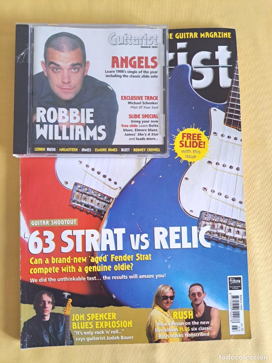 Revistas de m&uacute;sica: REVISTA GUITARIST - 63 STRAT VS RELIC - MARCH 1999 - IDIOMA INGLES