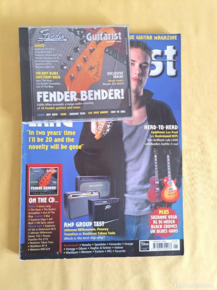 Revistas de m&uacute;sica: REVISTA GUITARIST - TEENAGE BLUES GENIUS: JONNY LANG - JANUARY 1999 - IDIOMA INGLES