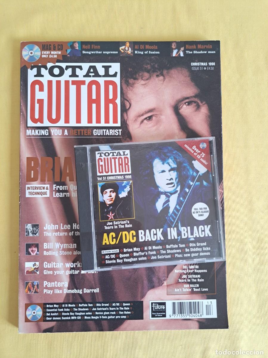 Revistas de m&uacute;sica: REVISTA GUITARIST - BRIAN MAY - CHRISTMAS 1998 - IDIOMA INGLES