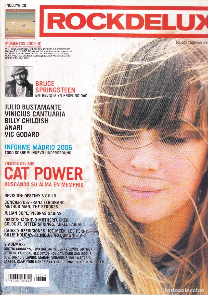 Music magazines: ROCK DE LUX. N&ordm; 237. BRUCE SPRINGSTEEN, BILLY CHILDISH, ANARI, CAT POWER, MADRID 2006