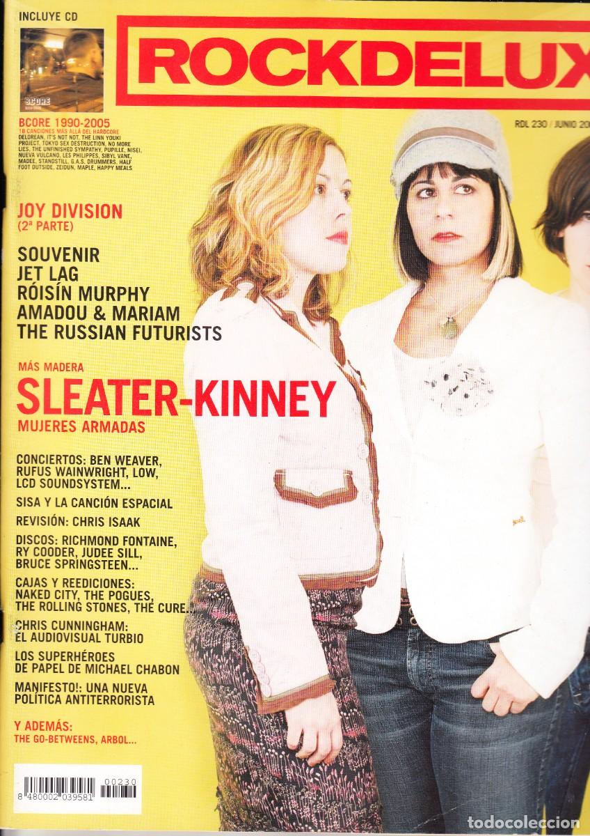Music magazines: ROCK DE LUX. N&ordm; 230. JOY DIVISION, JET LAG, SLEATER-KINNEY, SISA, THE RUSSIAN FUTURISTS