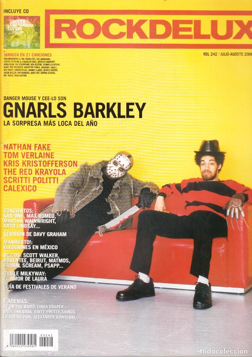 Music magazines: ROCK DE LUX. N&ordm; 242. GNARLS BARKLEY, TOM VERLAINE, KRIS KRISTOFFERSON, SCRITTI POLITTI