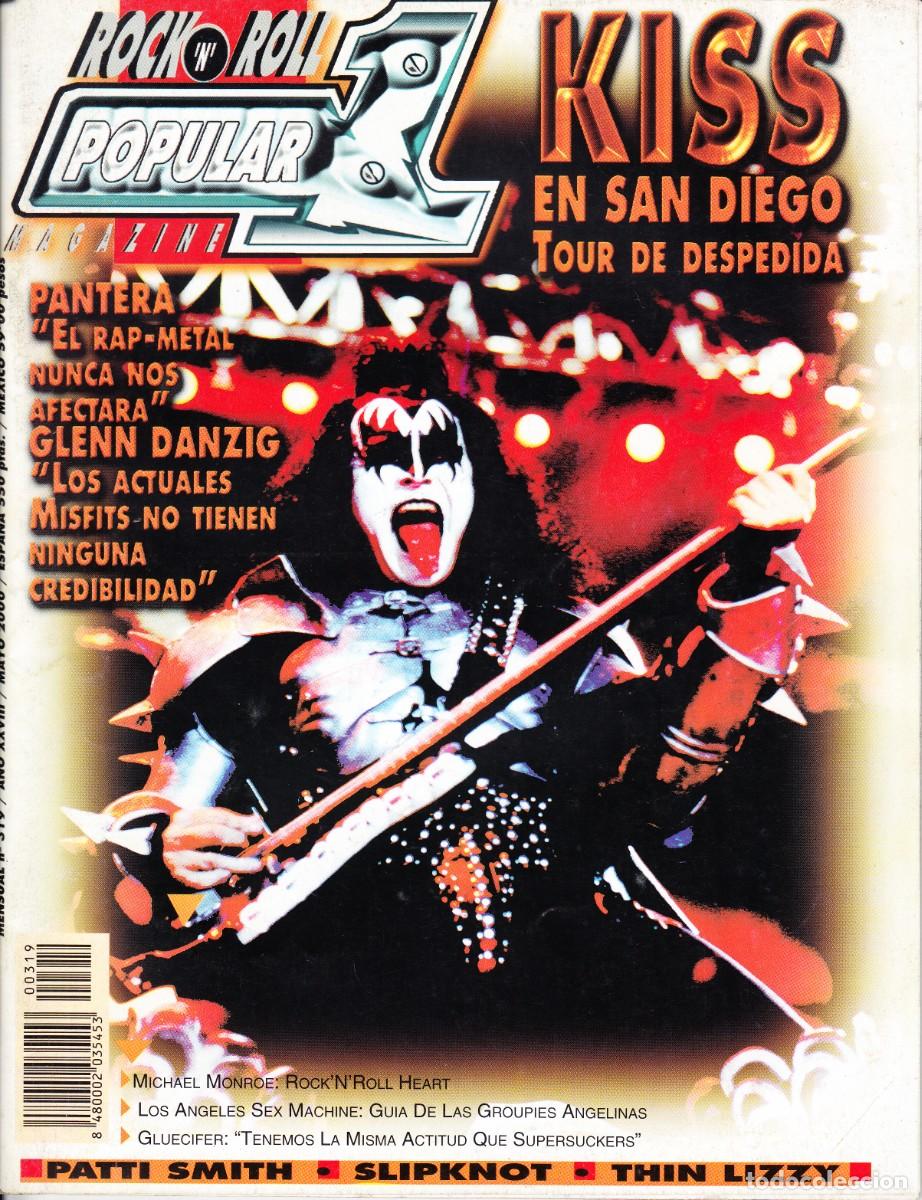 Musikzeitschriften: POPULAR 1. N&ordm; 319. KISS, PANTERA, GLENN DANZIG, GROUPIES ANGELINAS, THIN LIZZY, SLIPKNOT