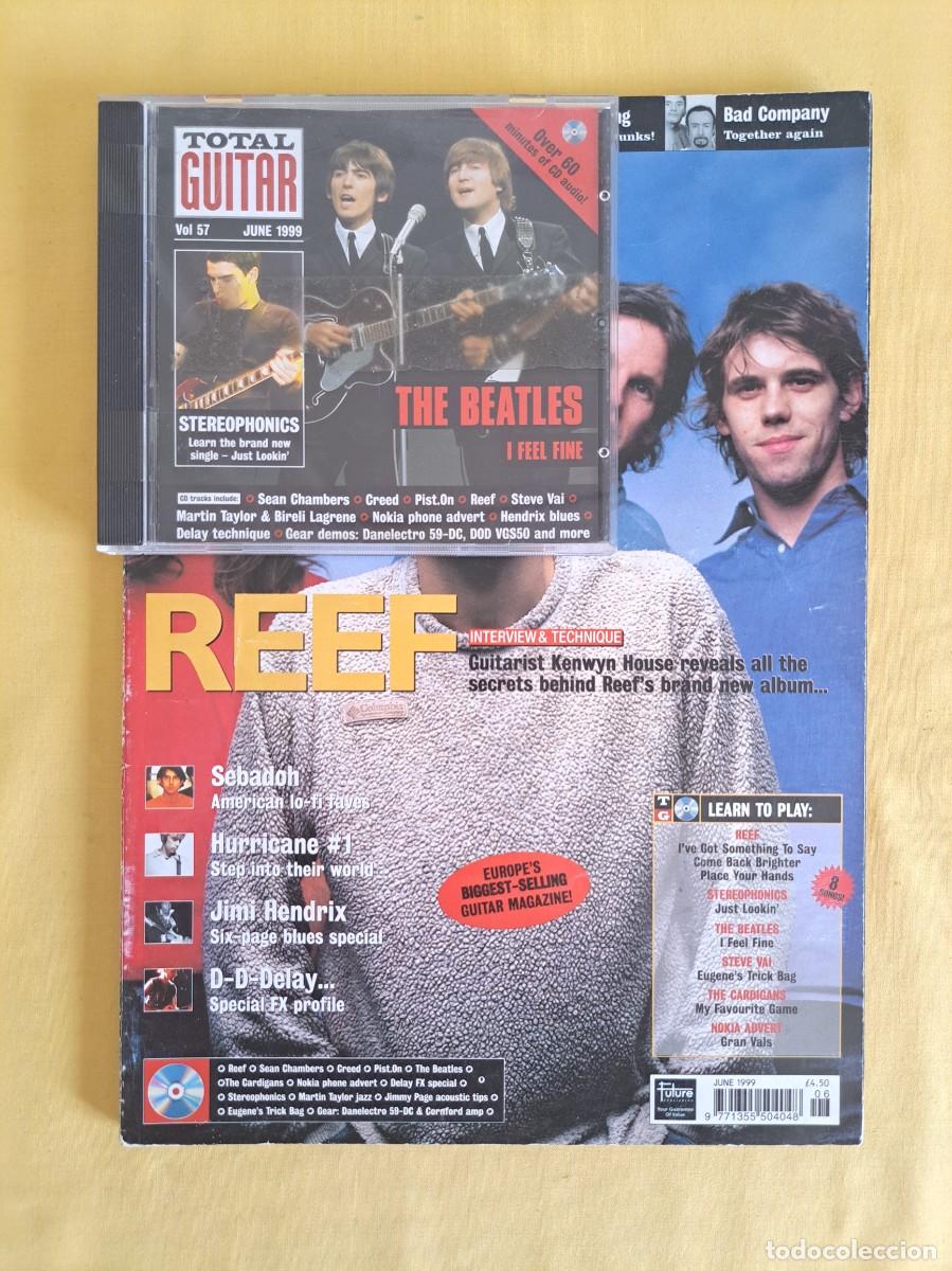 Revistas de m&uacute;sica: TOTAL GUITAR - REEF - JUNE 1999 - IDIOMA INGLES