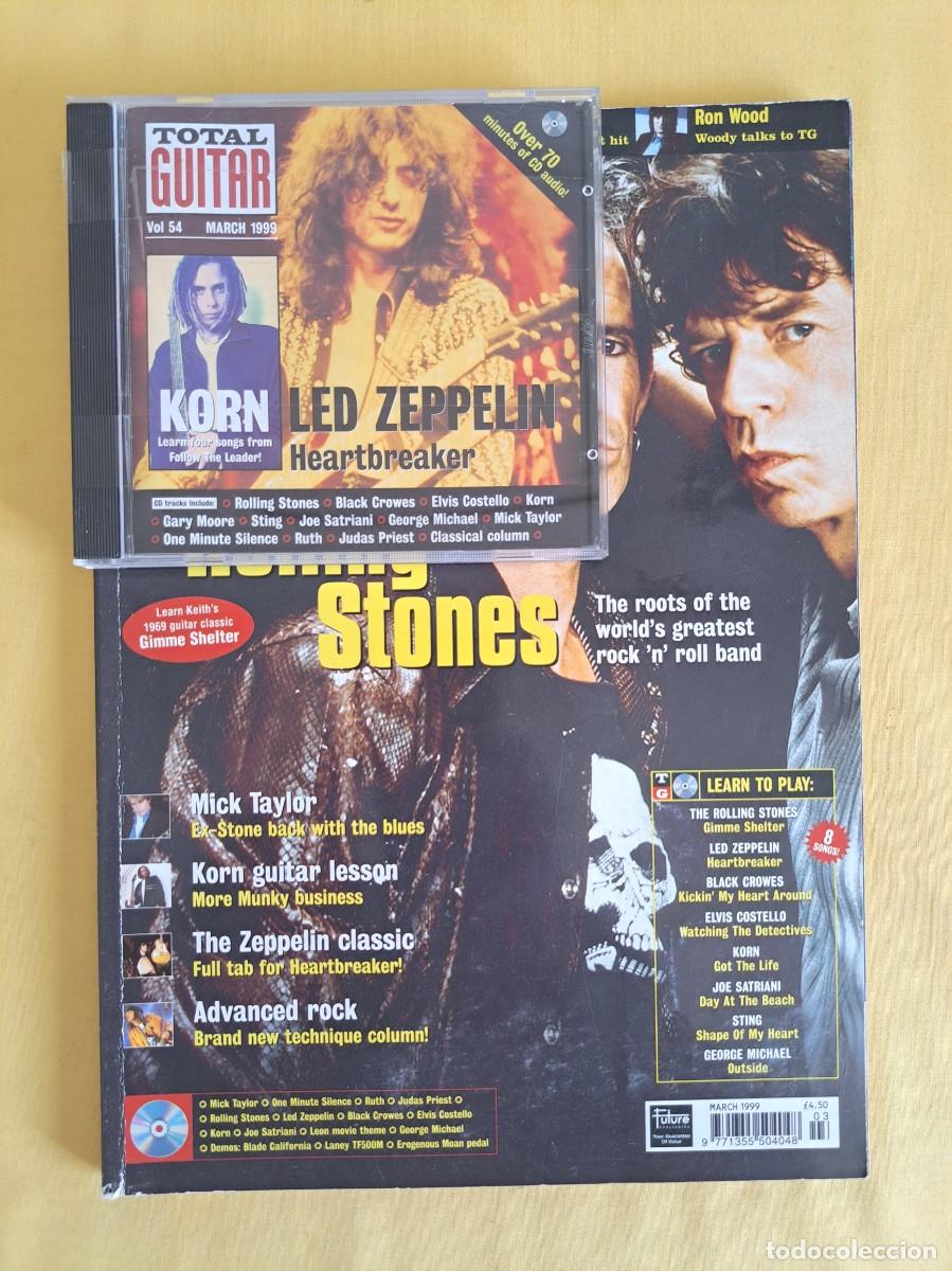 Revistas de m&uacute;sica: TOTAL GUITAR - THE ROLLING STONES - MARCH 1999 - IDIOMA INGLES